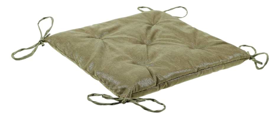 Подушка для стільця Home Line Хакі 40х40 см на зав‘язках (173907)