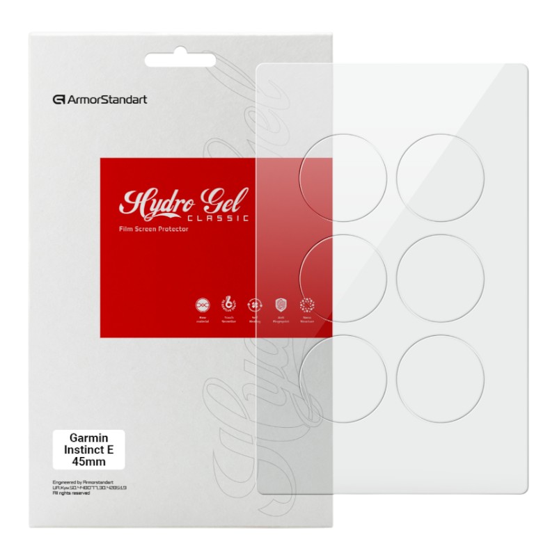 Захисна плівка для смарт-годинника Armorstandart for Garmin Instinct E 45mm 6 шт. (ARM86957)