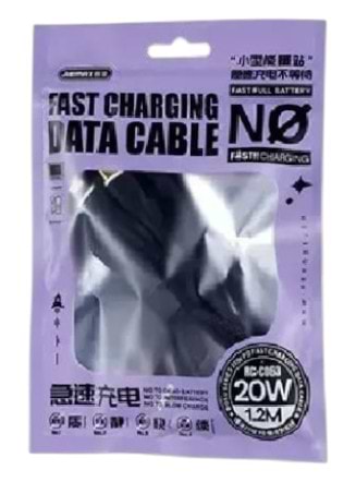 Фото - Кабель синхронізації даних Remax RC-C063 Bosu USB Type-C - Lightning (M/M) 20W 1.2 м Black (6954851207016)