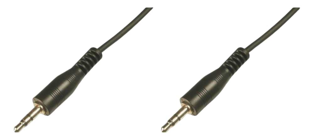 Кабель 3.5 мм -3.5 мм Digitus 3.5mm M/M, 2.5 м Black (AK-510100-025-S)
