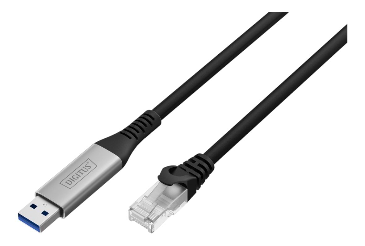 Кабель патч-корд Digitus Ethernet USB-A - RJ45 CAT 6A S/FTP 2 м (AK-300600-020-S)