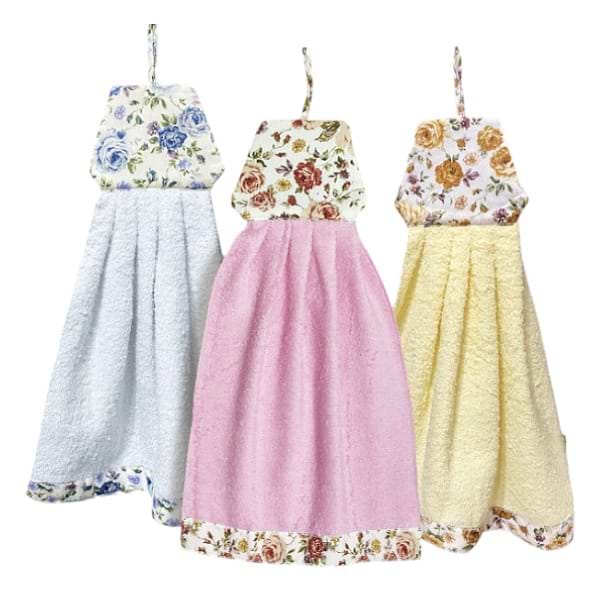 Фото - Набор полотенец Zastelli Платье в цветочек №1 для кухни 34х50 см 3 шт. (19213)