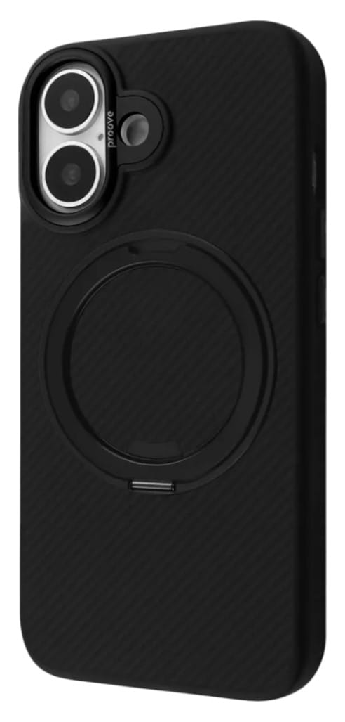 Чохол для смартфону Proove Reinforce Case with Magnetic Ring iPhone 17 black (PCREIP170002) - Фото 1