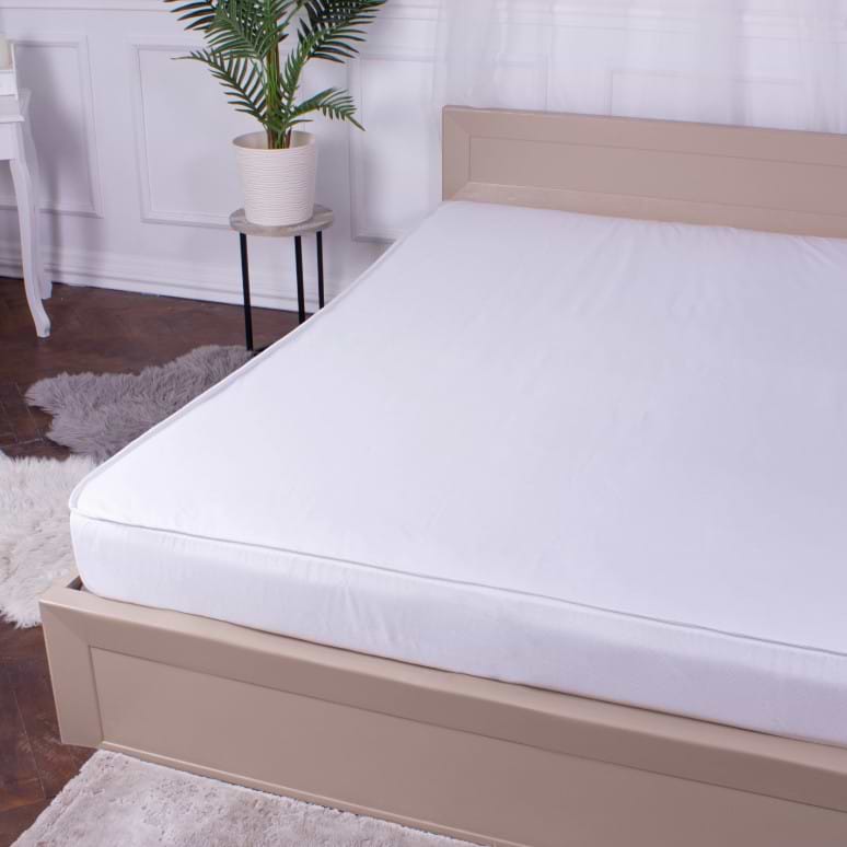 Наматрацник MirSon Light Aloe Vera 216 AQUA-stop на гумці по периметру 200х220 см (2200000691743)