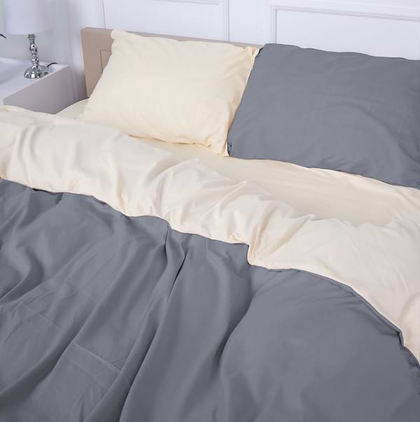 Фото - Комплект постільної білизни MirSon Cambarco (12-0712 + 19-0000) Mikrosatin Premium 2 x 160 x 220 см (2200007242900)