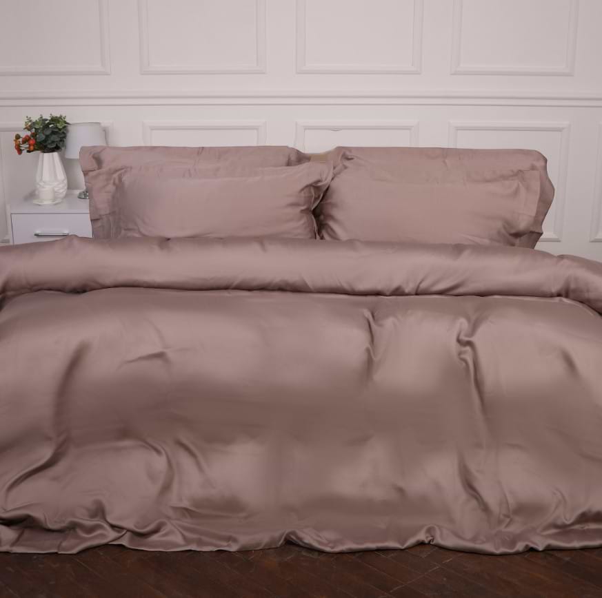Комплект постельного белья MirSon Tencel №08 Beige 2 x 143 x 210 см (2200009637162)