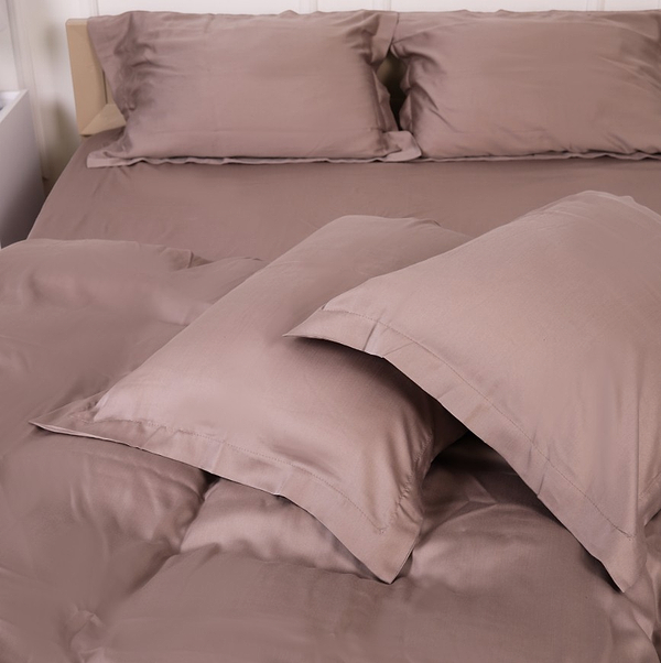 Фото - Комплект постельного белья MirSon Tencel №08 Beige 143х210 (2200009637117)