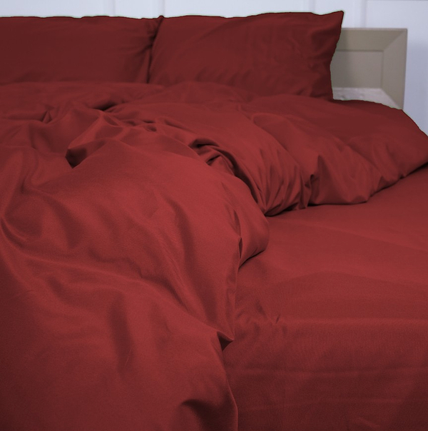 Фото - Комплект постільної білизни MirSon №19-1655 Garnet Mikrosatin Premium 160х220 см (2200007236671)