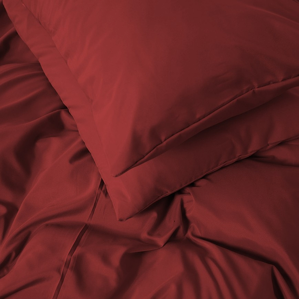 Фото - Комплект постільної білизни MirSon №19-1655 Garnet Mikrosatin Premium 2 x 160 x 220 см (2200007236725)