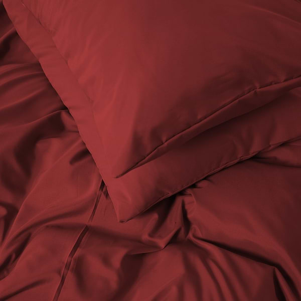 Фото - Комплект постільної білизни MirSon №19-1655 Garnet Mikrosatin Premium 220х240 см (2200007236695)