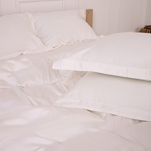 Фото - Комплект постельного белья MirSon Tencel №01 White 160х220 (2200009368479)