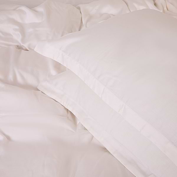 Фото - Комплект постільної білизни MirSon Tencel №01 White 143х210 (2200009368486)