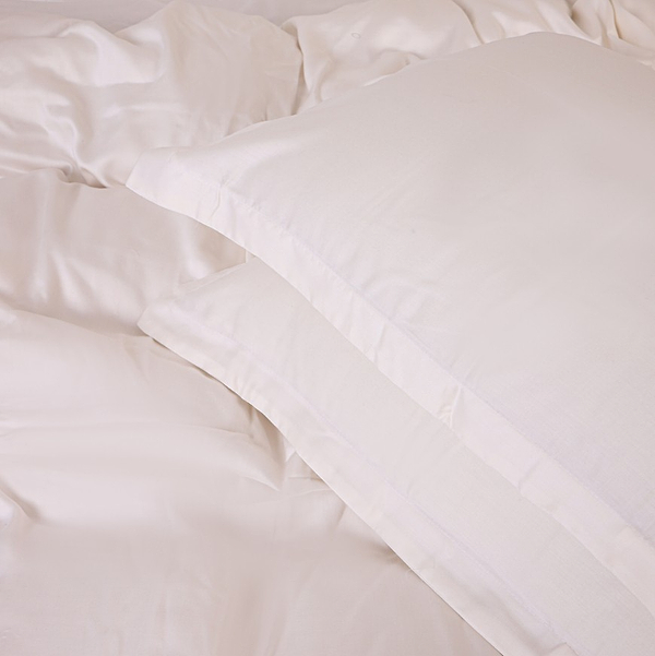 Фото - Комплект постельного белья MirSon Tencel №01 White 160х220 (2200009368479)