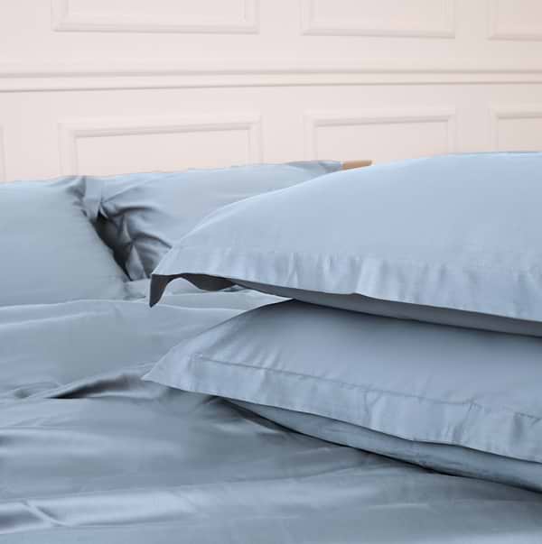 Фото - Комплект постельного белья MirSon Tencel №04 Blue 2 x 160 x 220 см (2200009369575)