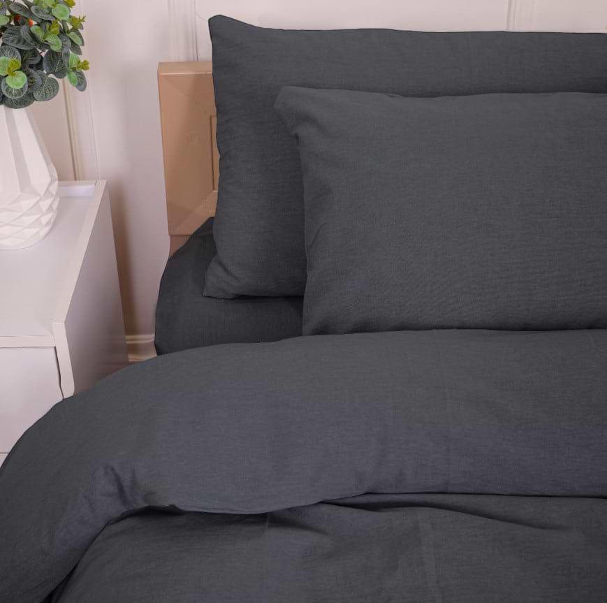 Комплект постельного белья MirSon King Size 220х240 см 40-0022 Enchanted Evening Вареный хлопок (2200009677038)