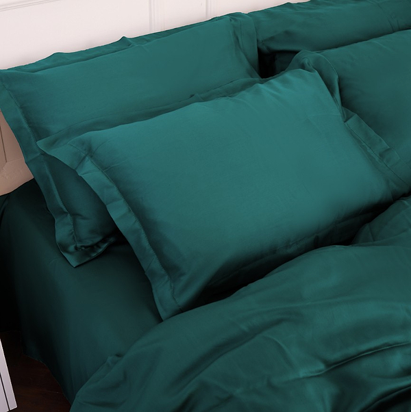 Фото - Комплект постельного белья MirSon Tencel №07 Emerald 160х220 (2200009370960)