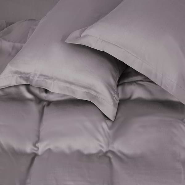 Фото - Комплект постільної білизни MirSon Tencel №06 Gray 175х210 (2200009370502)