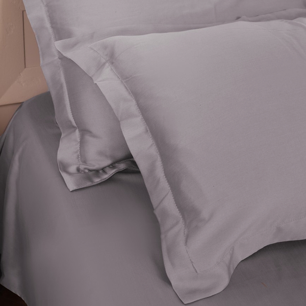 Фото - Комплект постільної білизни MirSon Tencel №06 Gray 160х220 (2200009370489)