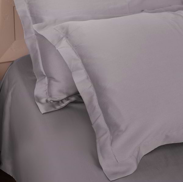 Фото - Комплект постільної білизни MirSon Tencel №06 Gray 175х210 (2200009370502)