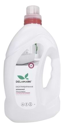Фото - Средство для мытья в ванной комнате DeLaMark с ароматом вишни 4 л (4820152332028)