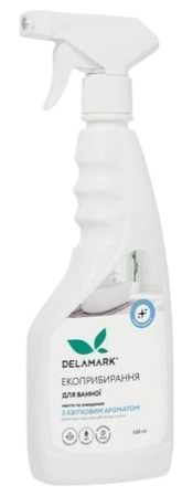 Купити Засіб для миття у ванній кімнаті DeLaMark з квітковим ароматом 0.5л (4820152331847) - Фото 1 Засіб для миття у ванній кімнаті DeLaMark з квітковим ароматом 0.5л (4820152331847) - Фото 1
