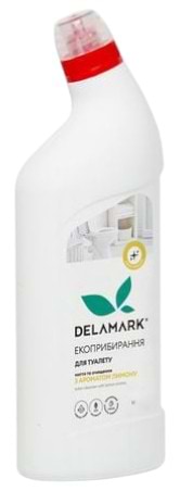 Засіб для чищення унітазу DeLaMark з ароматом лимона 1 л (4820152330765)