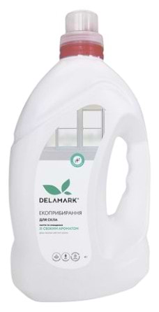 Фото - Засіб для чищення скла DeLaMark зі свіжим ароматом 4 л (4820152332097)