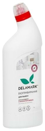 Засіб для чищення унітазу DeLaMark з ароматом вишні 1 л (4820152330758)