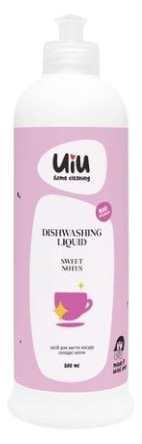 Фото - Засіб для ручного миття посуду UIU Солодкі нотки 0.5 л (4820152332813)