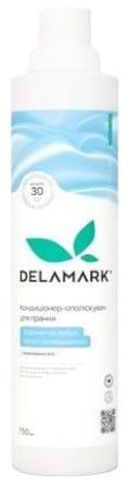 Фото - Ополіскувач для білизни DeLaMark з ароматом амбри пачулі та маршмелоу 0.75 л (4820152333834)