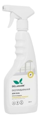 Засіб для чищення скла DeLaMark з ароматом лимона 0.5 л (4820152330628)