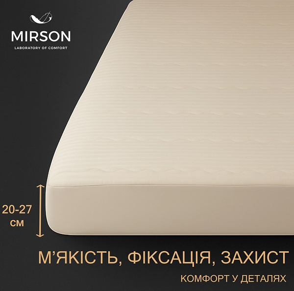 Фото - Наматрасник MirSon Carmela Waterproof Eco 233/2 80x160 (2200000370082)