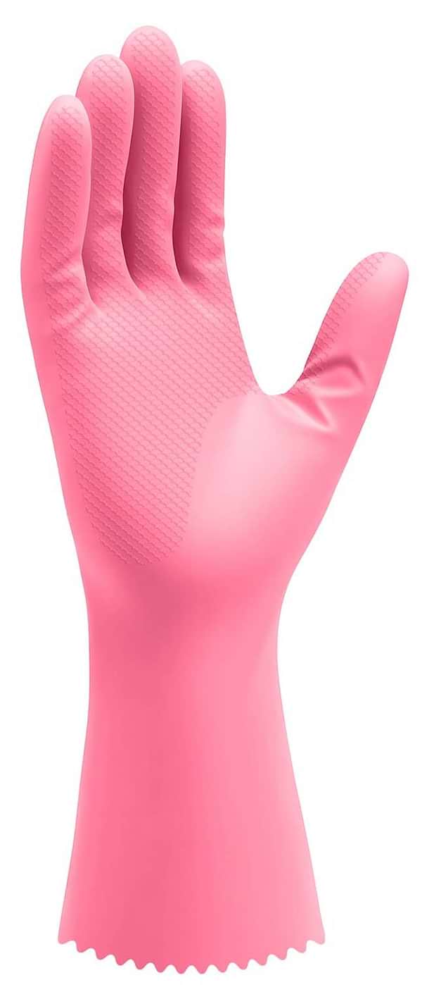 Фото - Рукавички латексні Добра господарочка ДЕЛІКАТ розмір М (4820086523684)