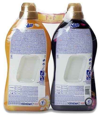 Фото - Ополаскиватель для белья Silan Ароматерапия Сказочный Лотос 1,45 л+Захватывающий Франджипани 1,45 л