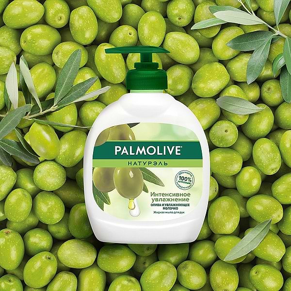 Фото - Рідке мило для рук Palmolive Оливкова Молоко 300мл