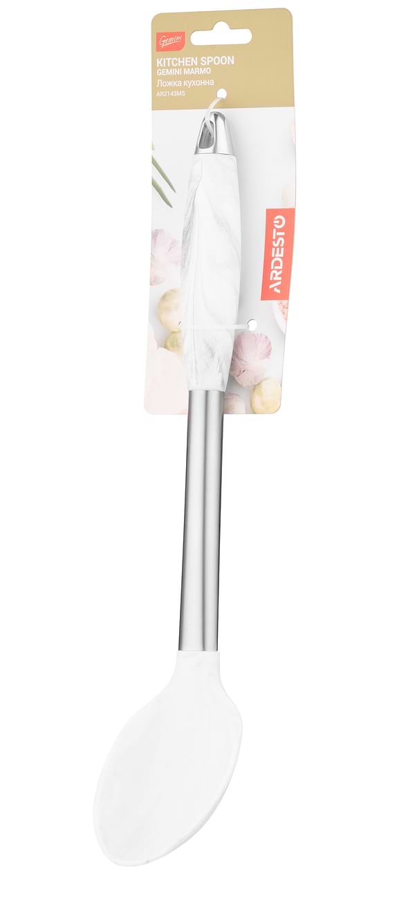 Фото - Ложка поварская Ardesto Gemini Marmo (AR2143MS)