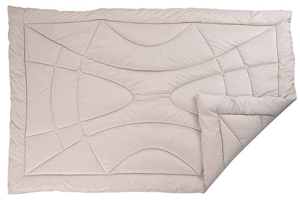 Фото - Одеяло всесезонное двуспальное евро Руно 200х220 велюровая силиконовая (322.55_Soft Pearl)