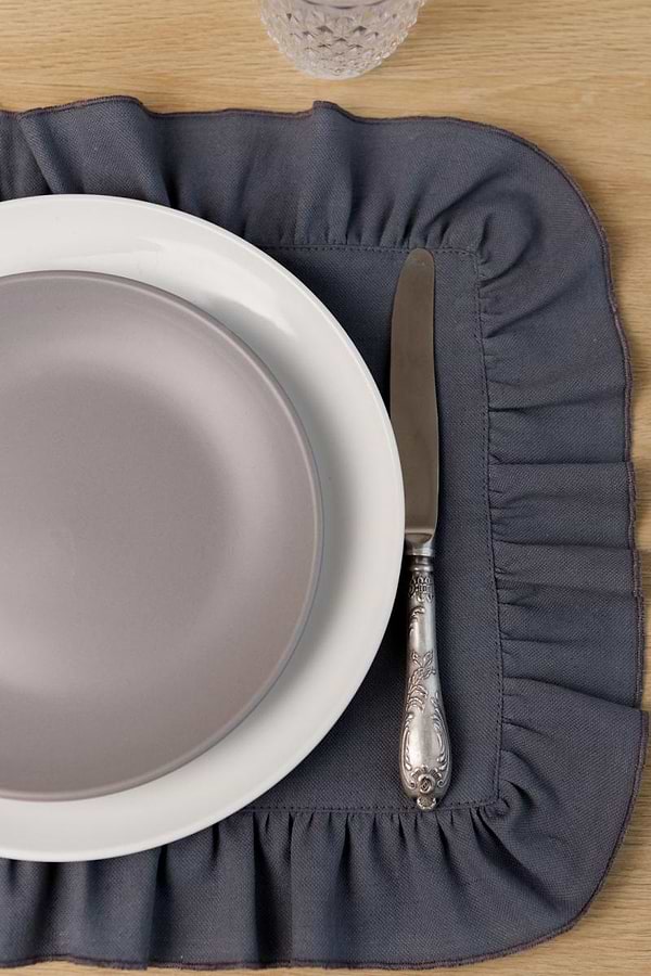 Фото - Серветка для сервірування Прованс Каберне графіт 35х45см (040928)