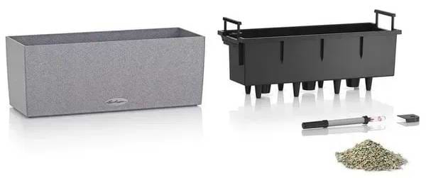 Фото - Вазон Lechuza BALCONERA Stone 50 кварцовий білий 15657