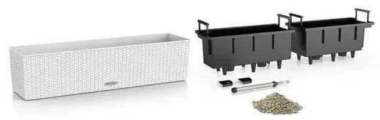 Фото - Вазон Lechuza 80\19\19 Балконера Котедж Граніт (15612)