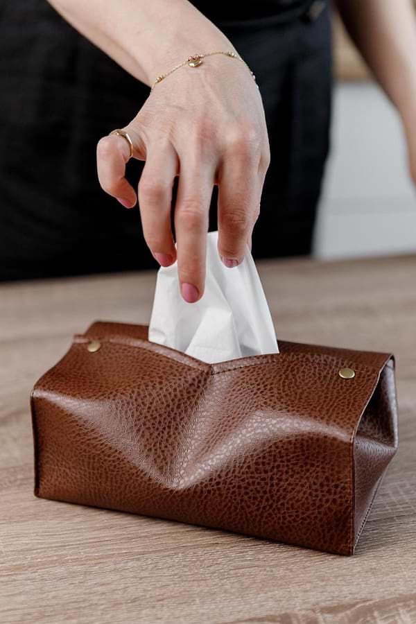 Фото - Подставка для салфеток Прованс Конверт коричневая 22х13х9 см (041254)