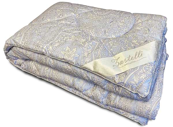 Фото - Ковдра всесезонна полуторна Zastelli Бамбук Еліт 145х205см блакитна (15784)