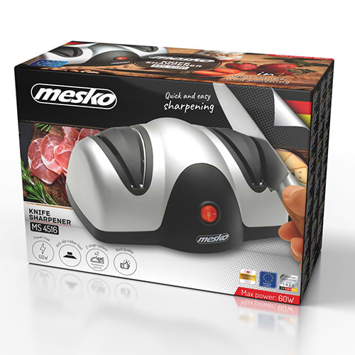 Фото - Точилка кухонных ножей электрическая Mesko MS 4516