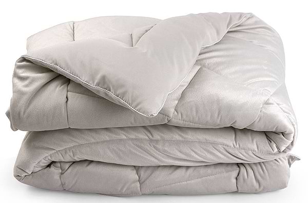 Фото - Одеяло всесезонное двуспальное евро Руно 200х220 велюровая силиконовая (322.55_Soft Pearl)