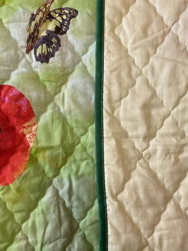 Фото - Покрывало односпальное Zastelli Маковое поле 6250 зеленое бязь 105х140 см (13261)