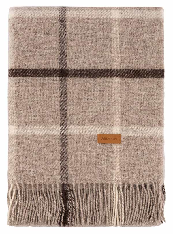 Фото - Плед полуторний Ardesto Leonardo Alpina 140x200 см бежевий (ART0702LM)