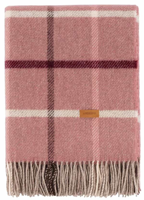 Фото - Плед полуторний Ardesto Leonardo Alpina 140x200 см рожевий (ART0701LM)