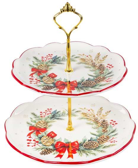 Фуршетная стойка Lefard Рождественский Венок 24,5 см (858-0171)