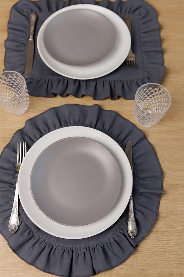 Фото - Серветка для сервірування Прованс Каберне графіт 35х45см (040928)