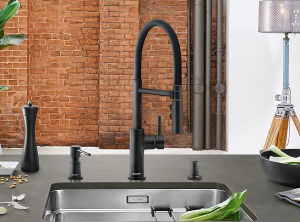 Фото - Дозатор для мыла Blanco 525789 Lato Черный Матовый